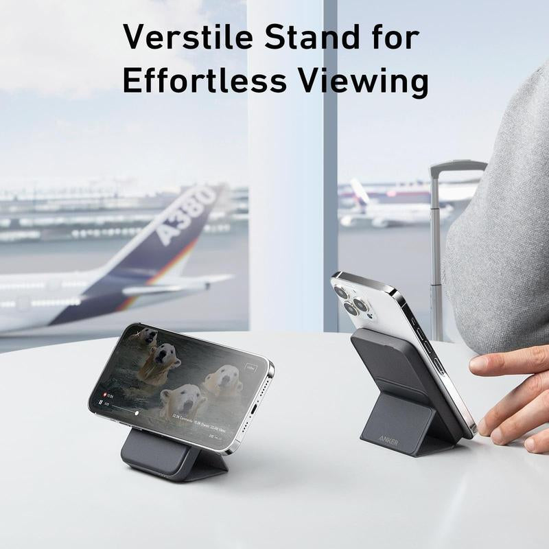 Anker 622 Magnetic Power Bank with Built-In Stand - 5000mAh Fast Charging for iPhone 17/16/15/14/13