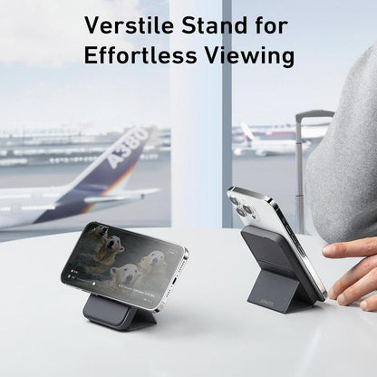 Anker 622 Magnetic Power Bank with Built-In Stand - 5000mAh Fast Charging for iPhone 17/16/15/14/13